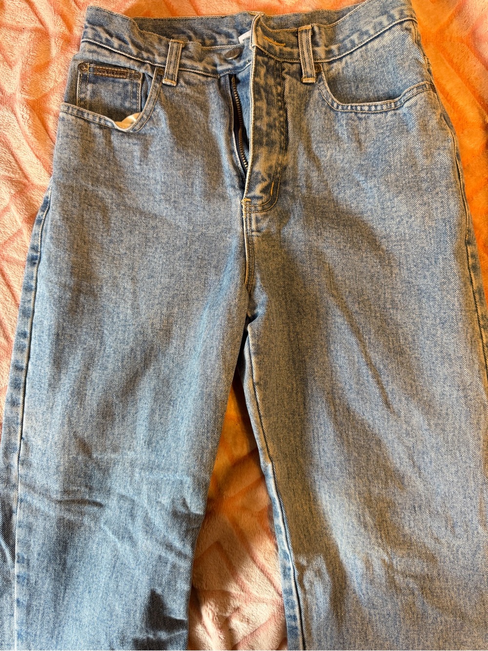 New York & Company Mid Wash High-Rise Jeans - Light Blue